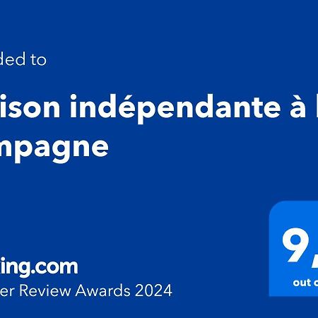 Maison Independante A La Campagne Courcelles-sur-Vesle Dış mekan fotoğraf